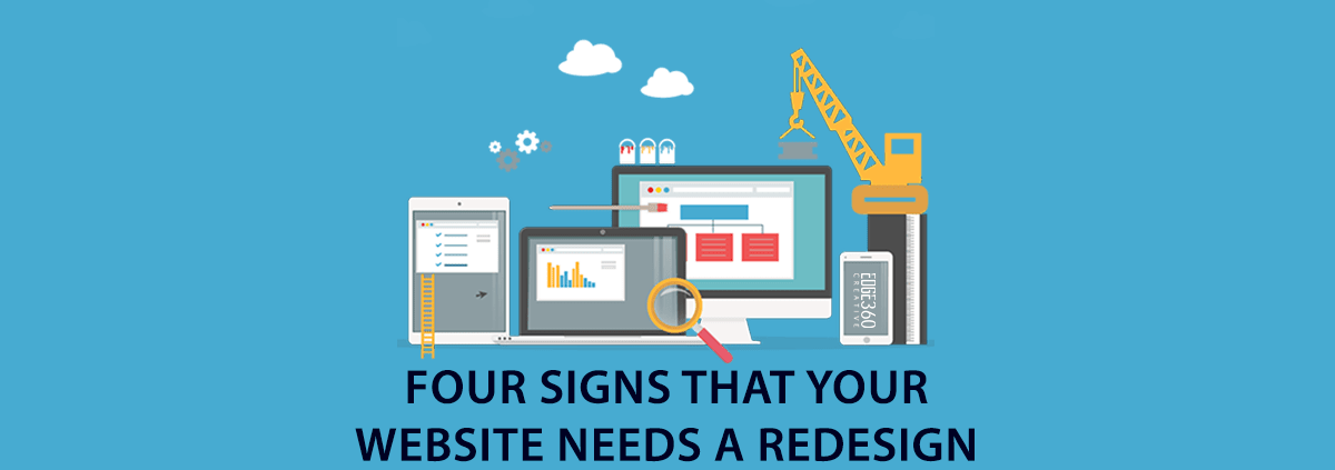 four signs for website redesign