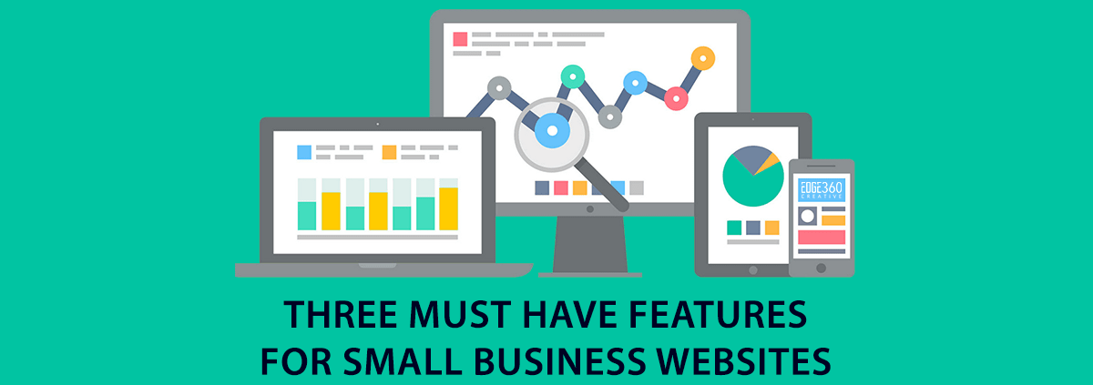 small business website features