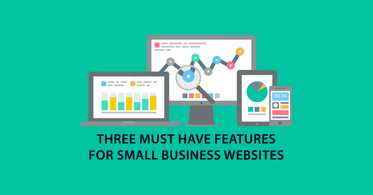 small business website features