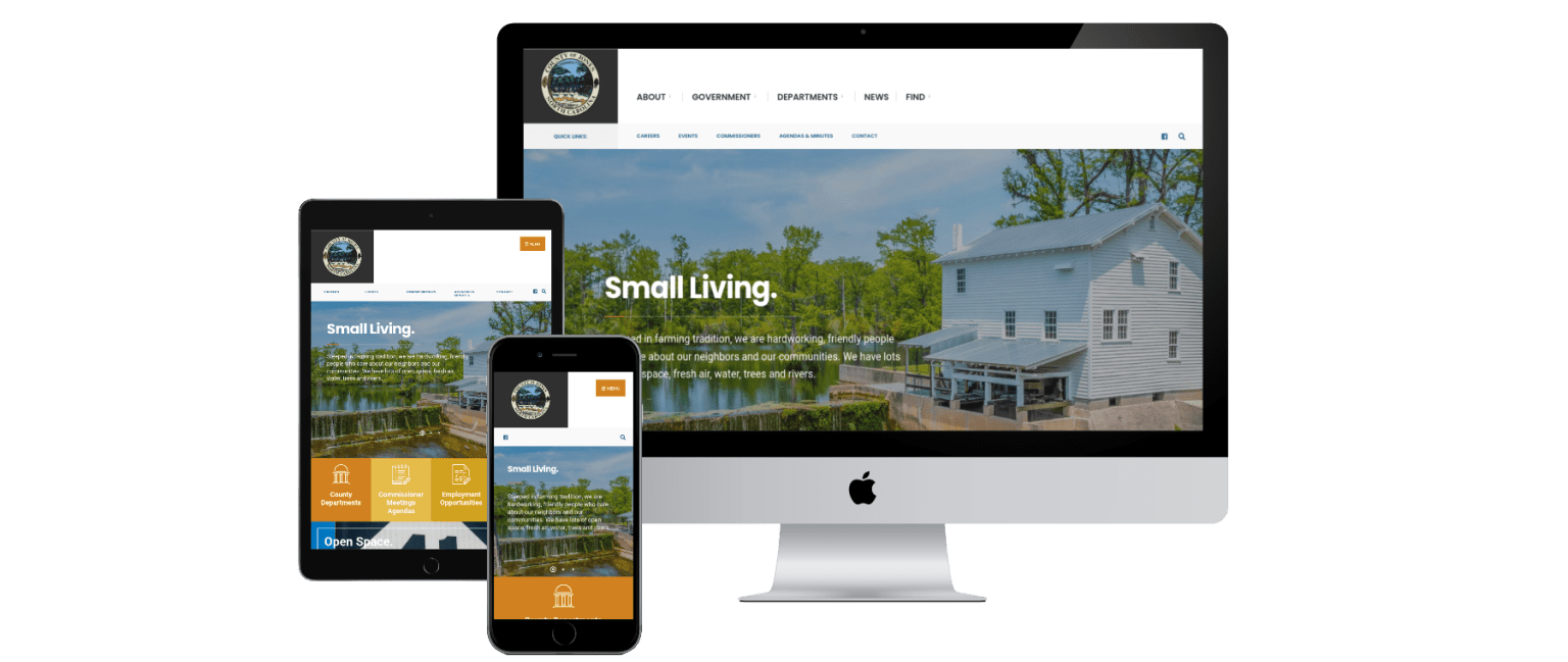 Jones County, North Carolina Government Website Design Edge360 Creative